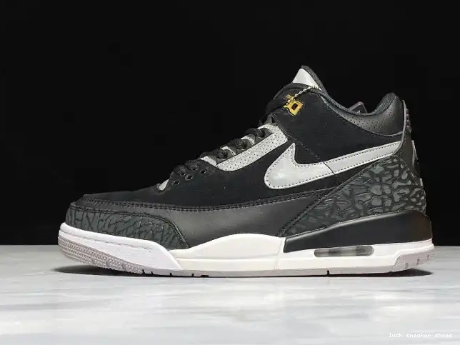 LUCY CK4348-007 Cement Tinker Air 3 Jordan Black Grey 0522